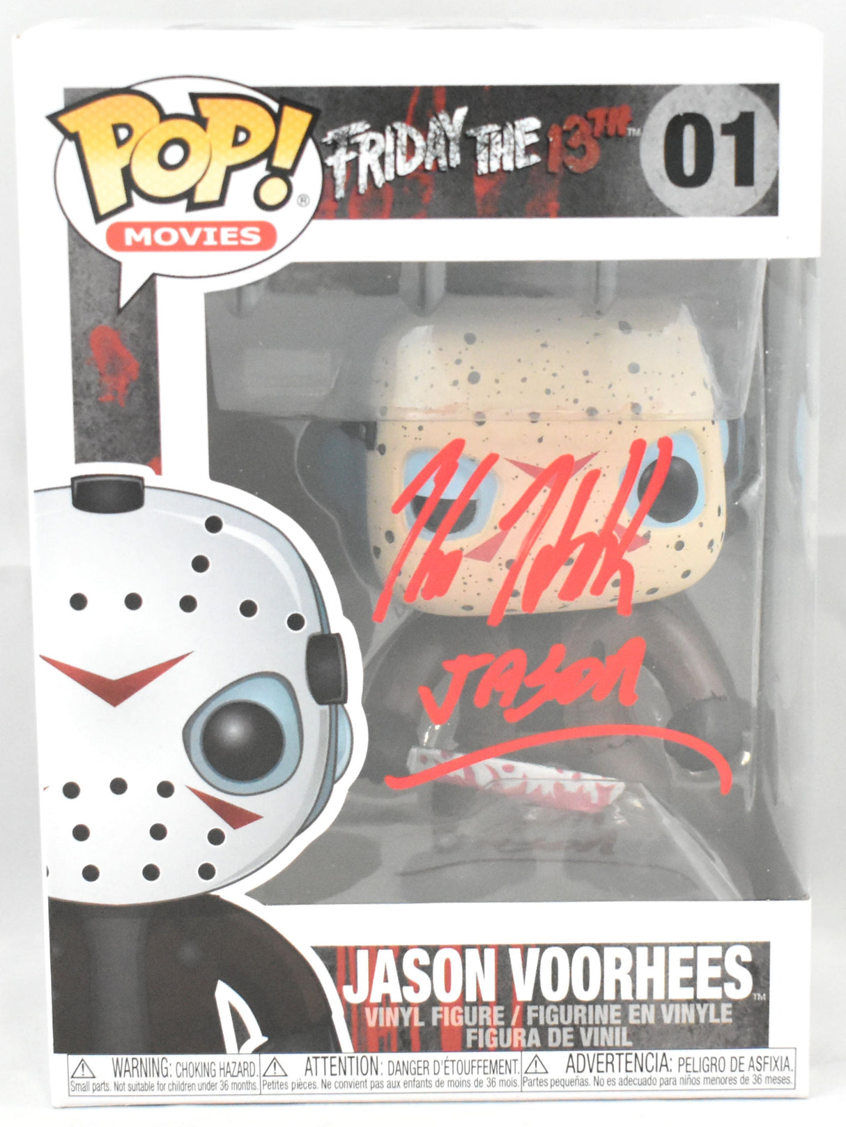 Kane Hodder Autographed Jason Vorhees Friday the 13th Funko Pop #01-Beckett Holo
