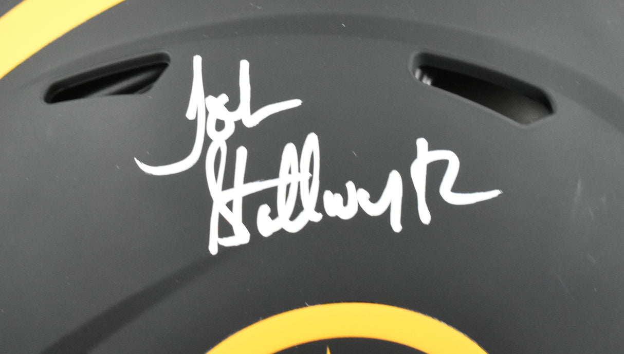 John Stallworth Signed Steelers F/S Eclipse Speed Authentic Helmet- Beckett Holo