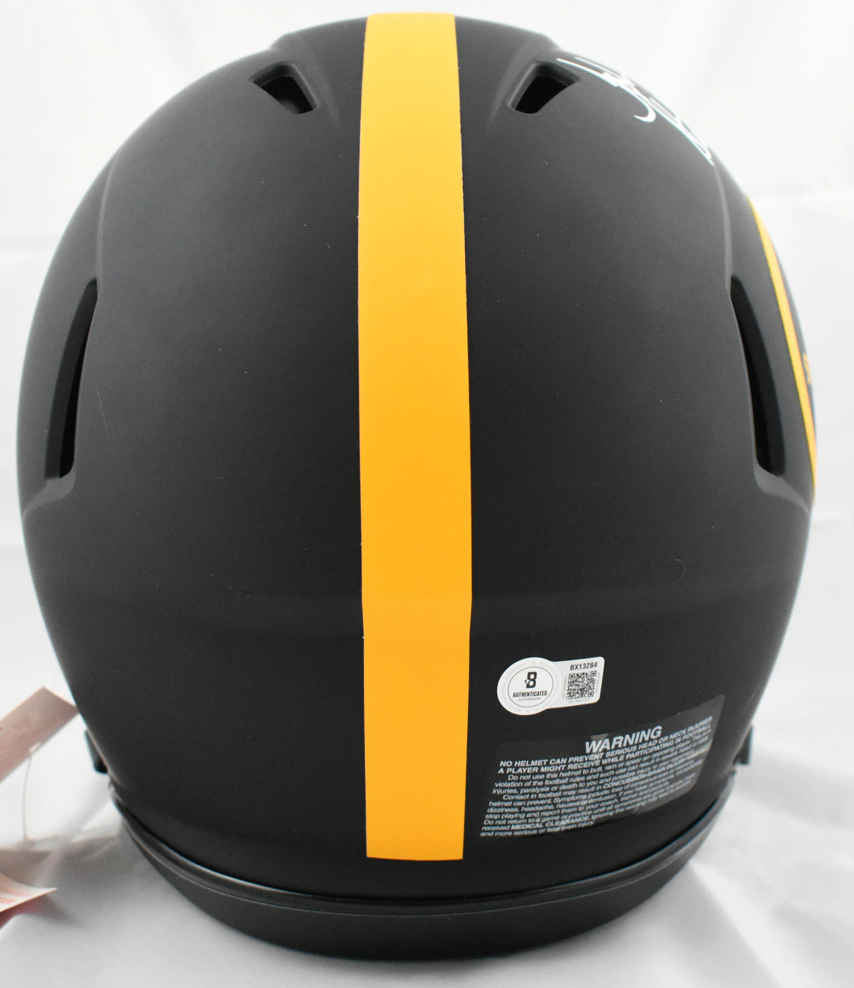 John Stallworth Signed Steelers F/S Eclipse Speed Authentic Helmet- Beckett Holo