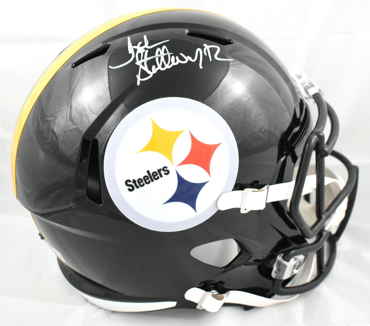 John Stallworth Autographed Steelers F/S Speed Helmet- Beckett Holo