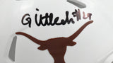 Graceson Littleton Autographed Texas Longhorns Speed Mini Helmet- Beckett W Holo