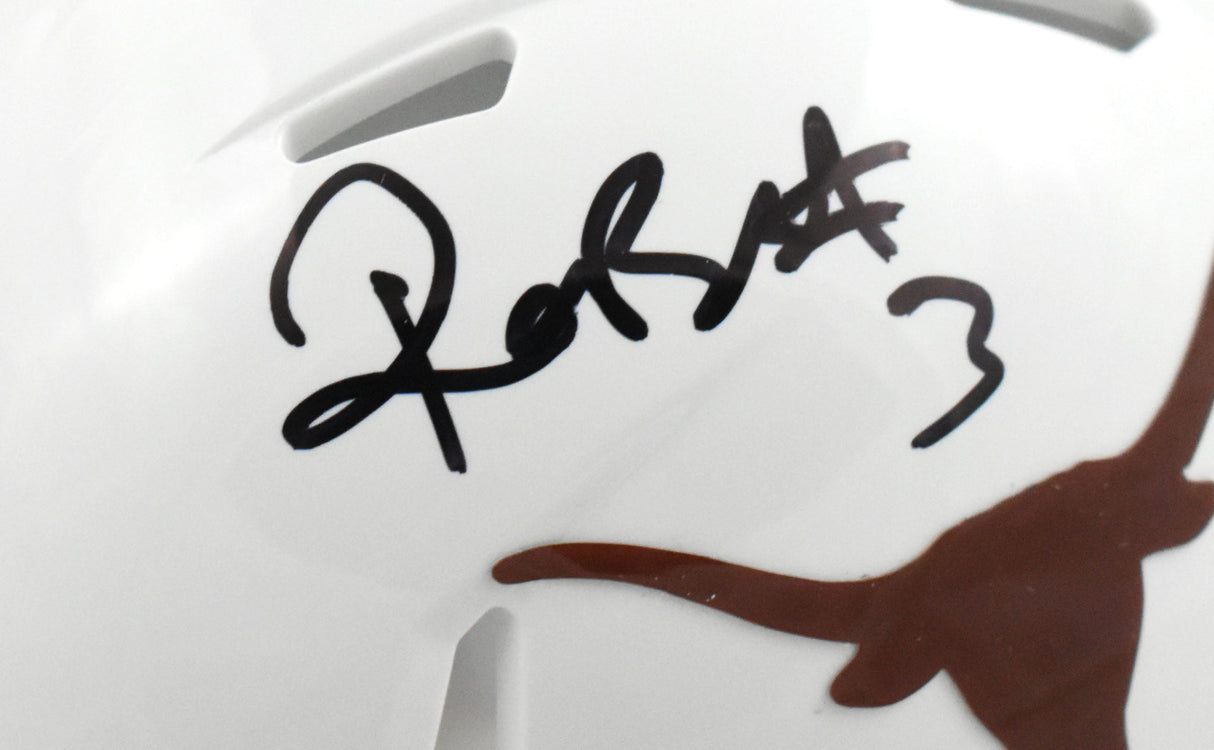 Rasheem Biles Autographed Texas Longhorns Speed Mini Helmet - Beckett W Holo