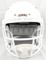 Mack Brown Autographed Texas Longhorns F/S Speed Helmet - Beckett W Hologram