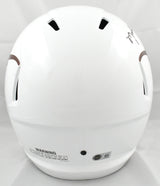 Mack Brown Autographed Texas Longhorns F/S Speed Helmet - Beckett W Hologram