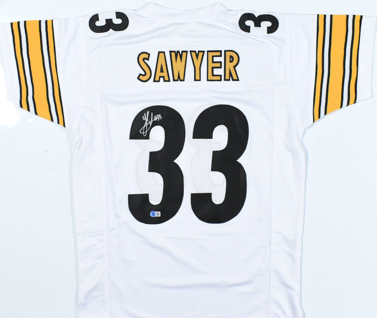 Jack Sawyer Autographed White Pro Style Jersey - Beckett W Hologram *L3