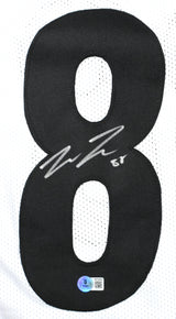 Pat Freiermuth Autographed White Pro Style Jersey - Beckett W Hologram