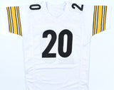 Kaleb Johnson Autographed White Pro Style Jersey - Beckett W Hologram
