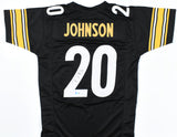 Kaleb Johnson Autographed Black Pro Style Jersey - Beckett W Hologram
