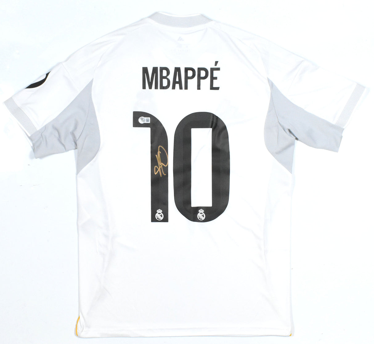 Kylian Mbappe Autographed Real Madrid Home Soccer Jersey #10-Beckett Holo *M LOA