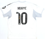 Kylian Mbappe Autographed Real Madrid Home Soccer Jersey #10-Beckett Holo*XL LOA