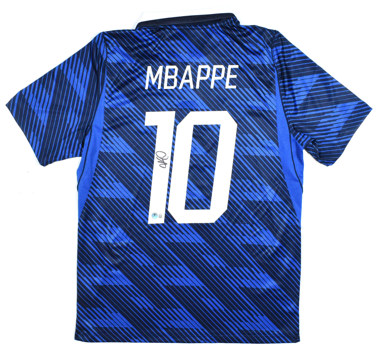 Kylian Mbappe Autographed France Home Soccer Jersey #10 - Beckett Holo *M LOA