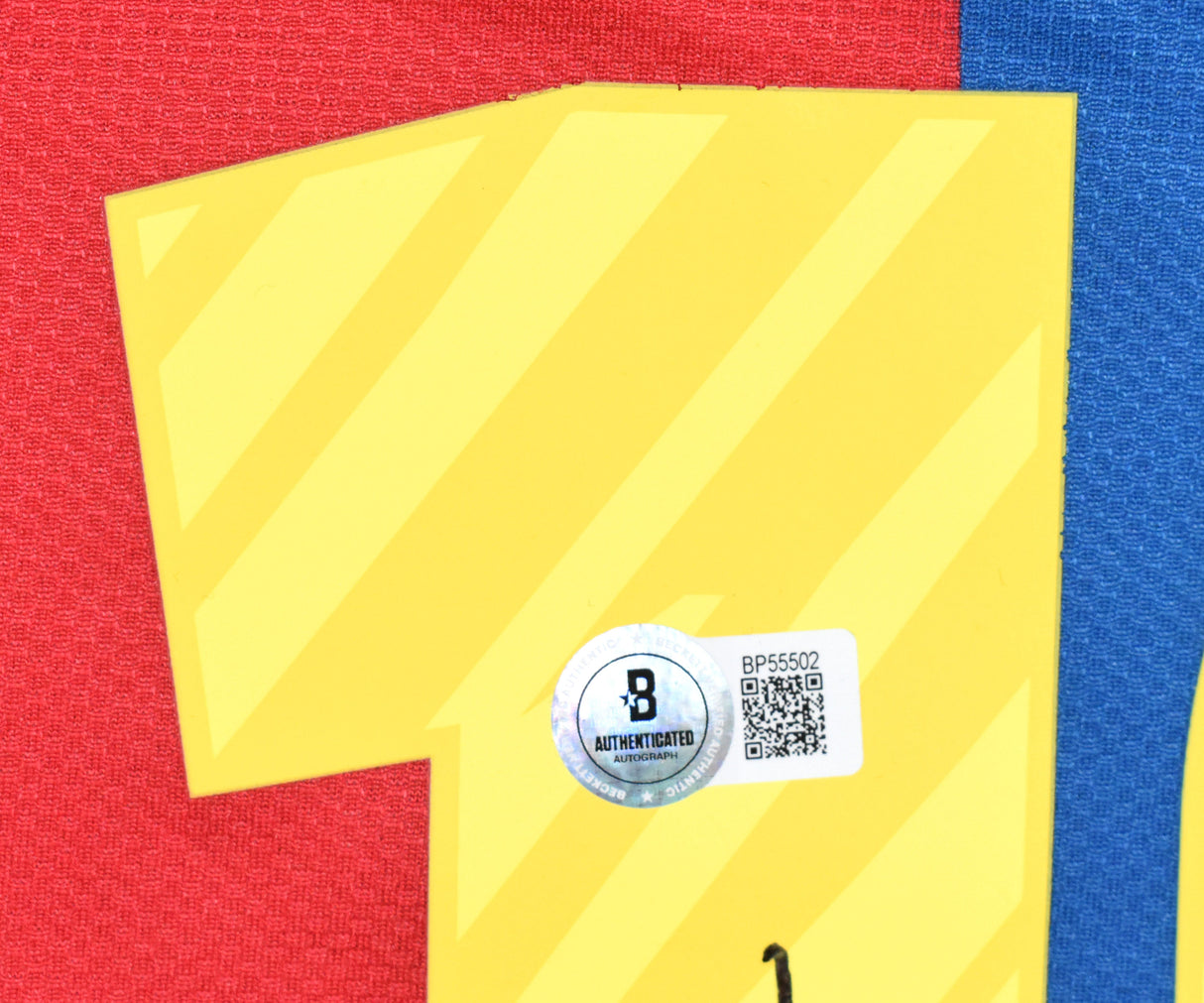 Lionel Messi Autographed FC Barcelona Home Soccer Jersey #10-Beckett Holo *L LOA