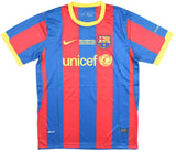Lionel Messi Autographed FC Barcelona Home Soccer Jersey #10-Beckett Holo *L LOA