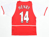 Thierry Henry Autographed Arsenal Home Soccer Jersey #14 - Beckett Holo *L