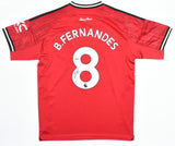 Bruno Fernandes Autographed Manchester United Home Soccer Jersey #8-Beckett W *M