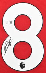 Bruno Fernandes Autographed Manchester United Home Soccer Jersey #8-Beckett W *M