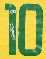 Kaka Autographed Brazil Home Soccer Jersey #10 - Beckett Holo *M