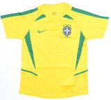 Ronaldo Autographed Brazil Home Soccer Jersey #9 - Beckett Holo *M
