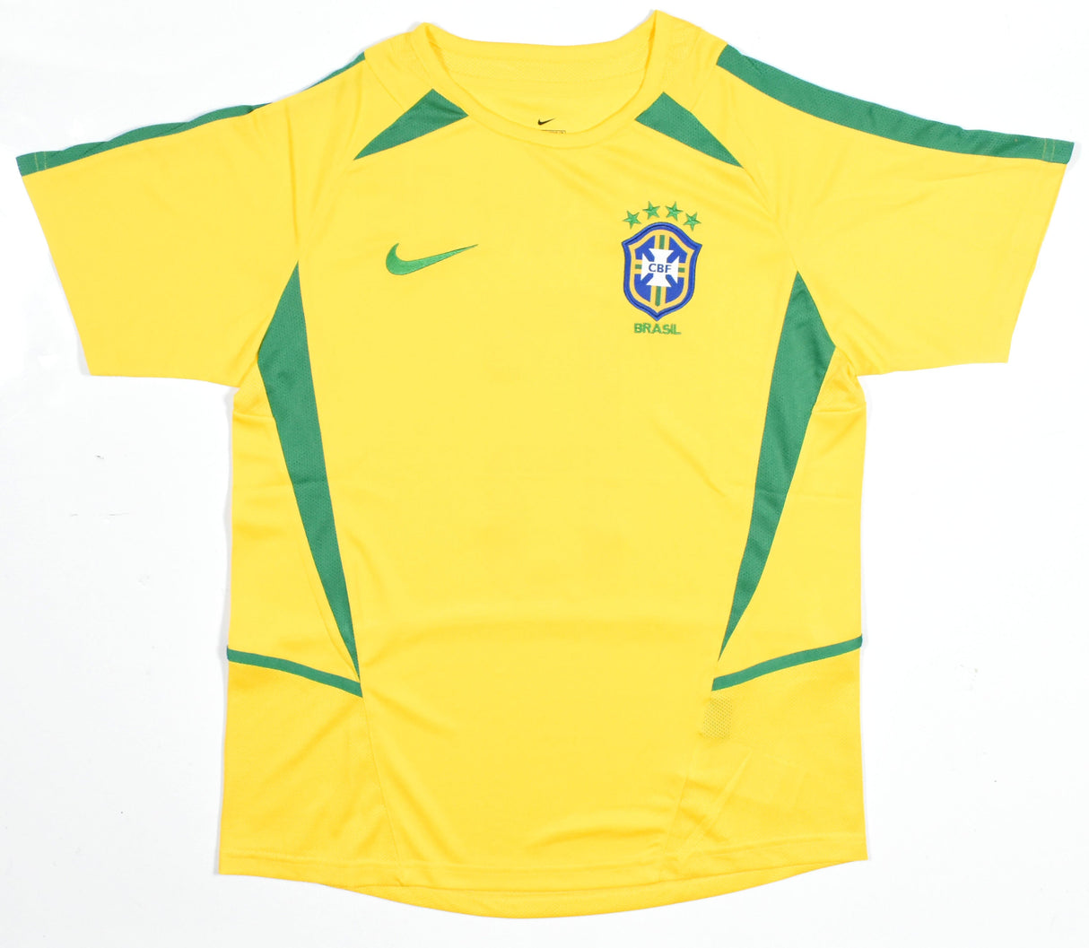 Roberto Carlos Autographed Brazil Home Soccer Jersey #6 - Beckett W Holo *M