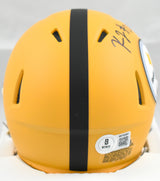 Kaleb Johnson Autographed Steelers Alt 25 Speed Mini Helmet - Beckett W Holo