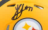 Jack Sawyer Autographed Steelers Alt 25 Speed Mini Helmet - Beckett W Holo