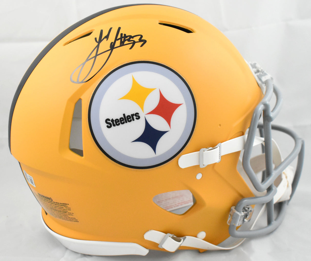 Jack Sawyer Signed Steelers F/S Alt 2025 Speed Authentic Helmet - Beckett W Holo