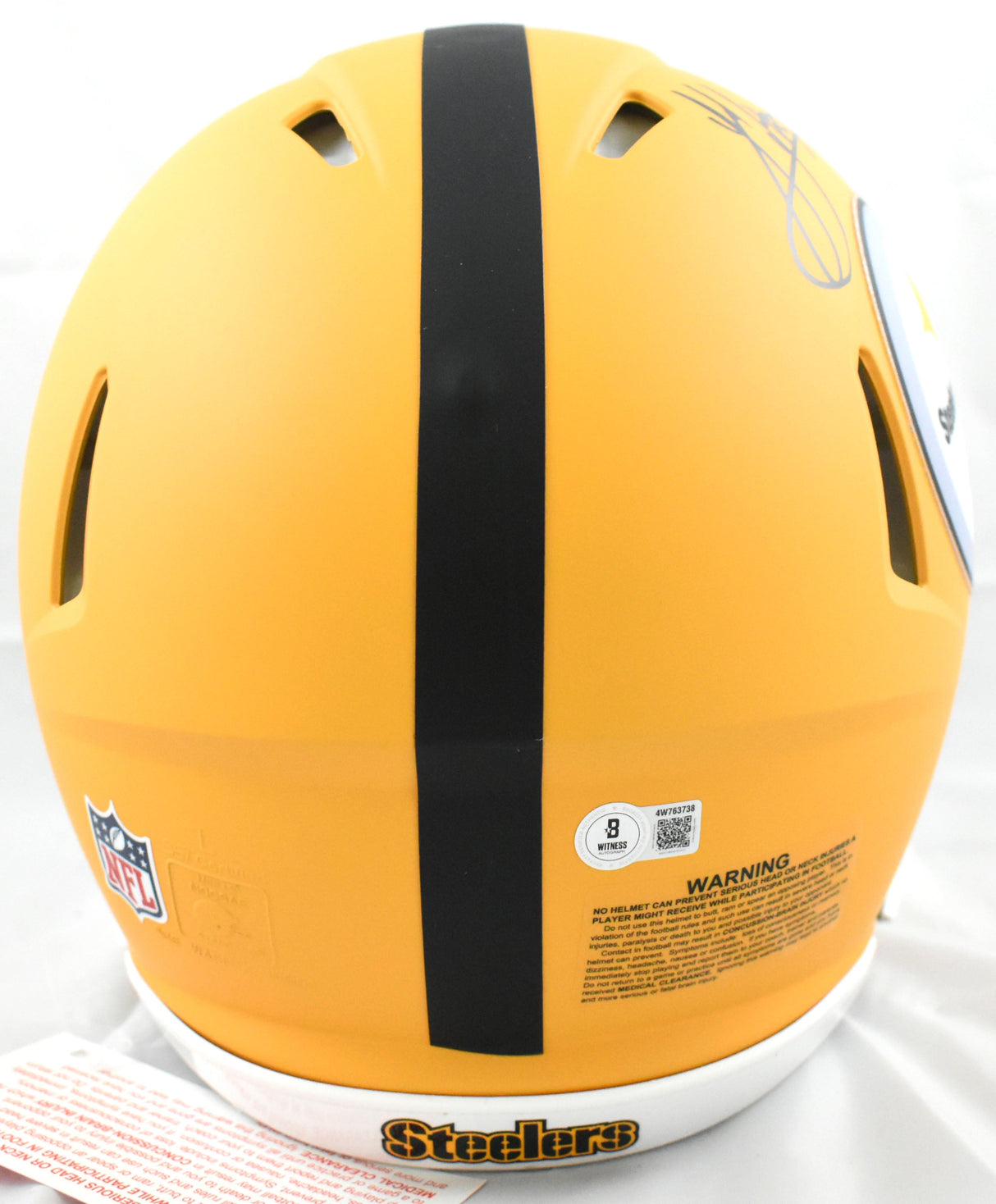 Jack Sawyer Signed Steelers F/S Alt 2025 Speed Authentic Helmet - Beckett W Holo