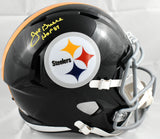 Joe Greene Autographed Steelers F/S 63-76 Speed Helmet - Beckett W Holo