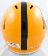 Pat Freiermuth Autographed Steelers F/S 63-76 Speed Helmet - Beckett W Holo