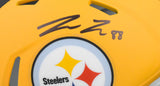 Pat Freiermuth Autographed Steelers Alt 25 Speed Mini Helmet - Beckett W Holo