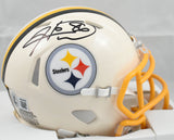Hines Ward Autographed Pittsburgh Steelers Retro Speed Mini Helmet - Beckett W