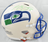 Sam Darnold Signed Seahawks F/S Retro Speed Authentic Helmet - Beckett W *Green