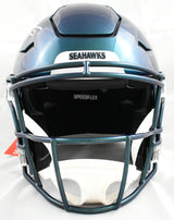 Sam Darnold Autographed Seahawks F/S Rivalries Speedflex Helmet - Beckett W Holo