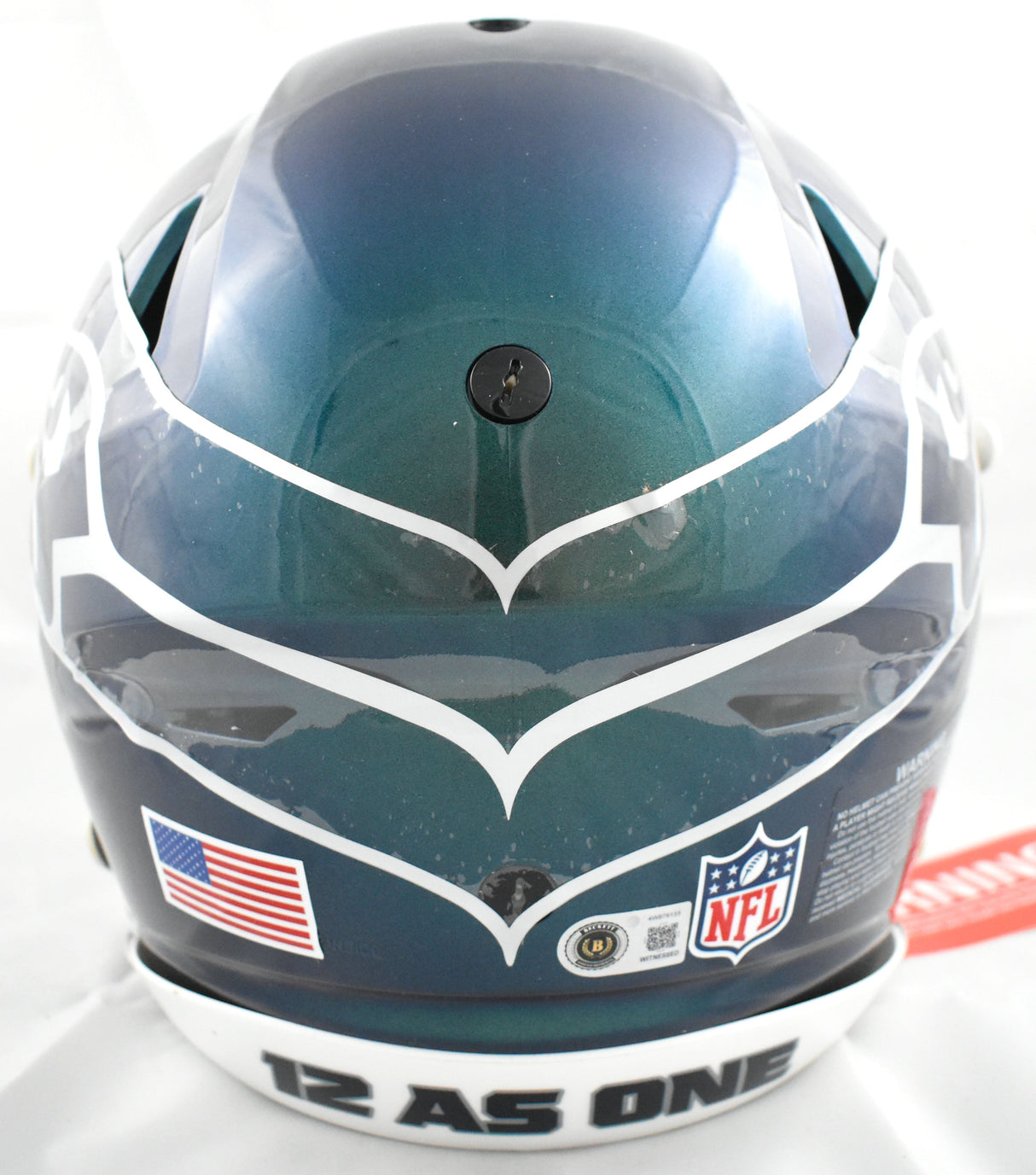 Sam Darnold Autographed Seahawks F/S Rivalries Speedflex Helmet - Beckett W Holo