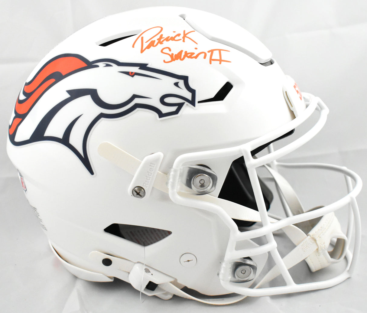 Patrick Surtain II Autographed Broncos F/S ALT 24 Speedflex Helmet - Beckett W