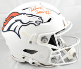 Patrick Surtain II Autographed Broncos F/S ALT 24 Speedflex Helmet - Beckett W