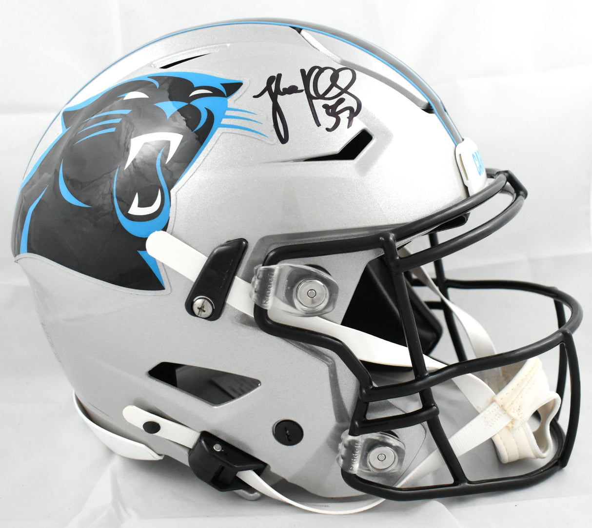 Luke Kuechly Autographed Carolina Panthers F/S Speedflex Helmet - Beckett W Holo