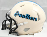 Luke Kuechly Autographed Carolina Panthers Retro Speed Mini Helmet- Beckett W