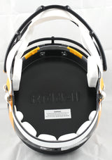 Torry Holt Autographed Rams F/S 81-99 Speed Replica Helmet - Beckett W Holo