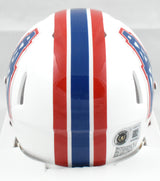 Earl Campbell Autographed Houston Oilers Speed Mini Helmet- Beckett W Holo *Blue