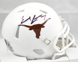 Earl Campbell Autographed Texas Longhorns Speed Mini Helmet - Beckett W Holo
