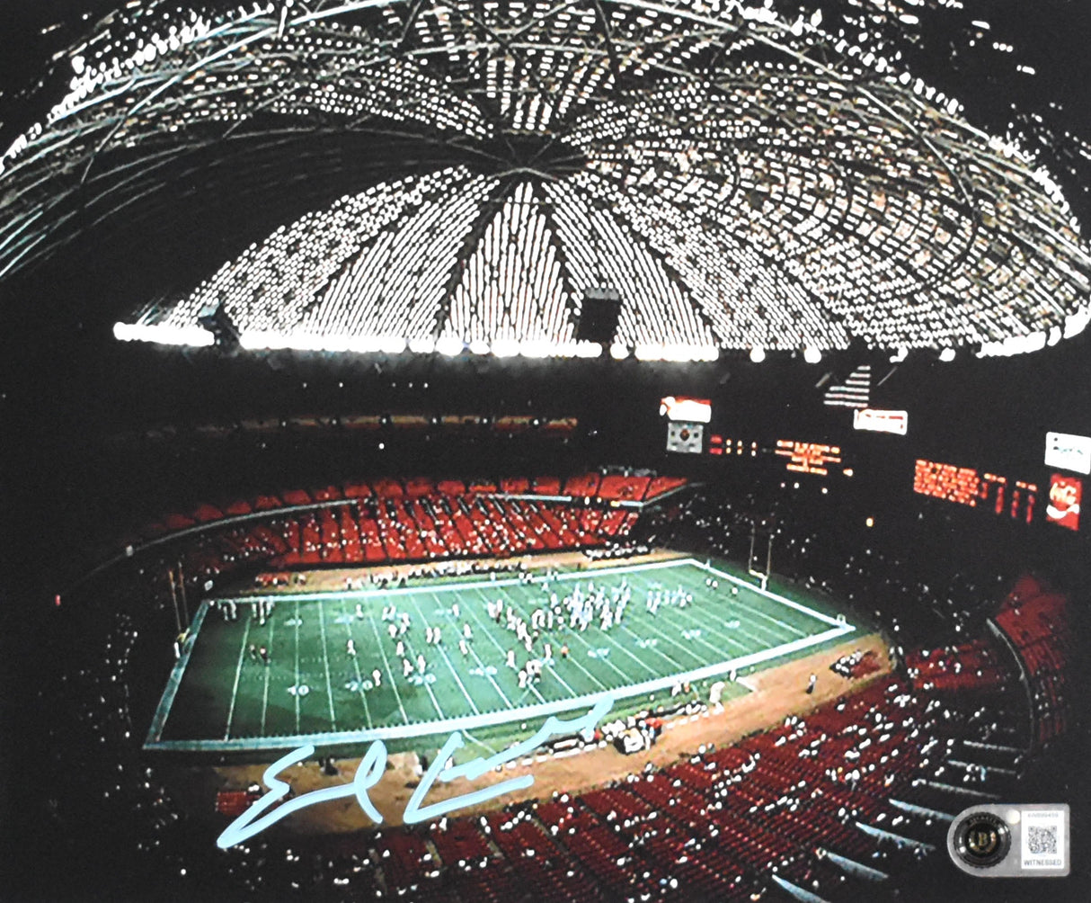 Earl Campbell Autographed Houston Oilers 8x10 Astrodome Photo-Beckett W Holo #1