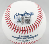 Tom Glavine Autographed Rawlings OML Baseball - Beckett W Hologram *Blue