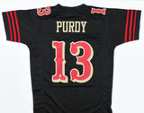 Brock Purdy Autographed Black Pro Style Jersey - Beckett W Hologram *Black