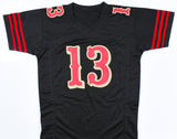 Brock Purdy Autographed Black Pro Style Jersey - Beckett W Hologram *Black