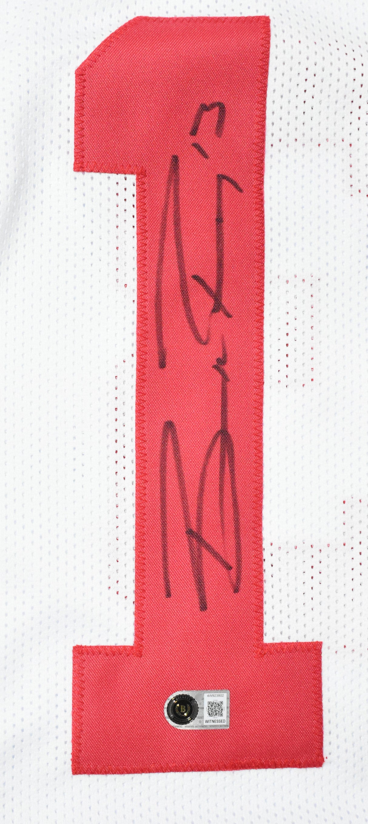Brock Purdy Autographed White Pro Style Jersey - Beckett W Hologram *Black