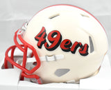 Brock Purdy Autographed 49ers Retro Speed Mini Helmet - Beckett W Holo