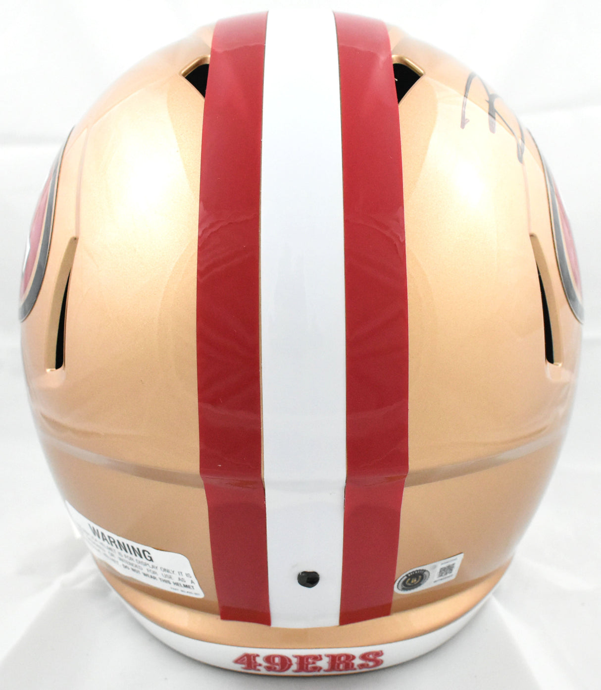 Brock Purdy Autographed San Francisco 49ers F/S Speed Helmet - Beckett W Holo