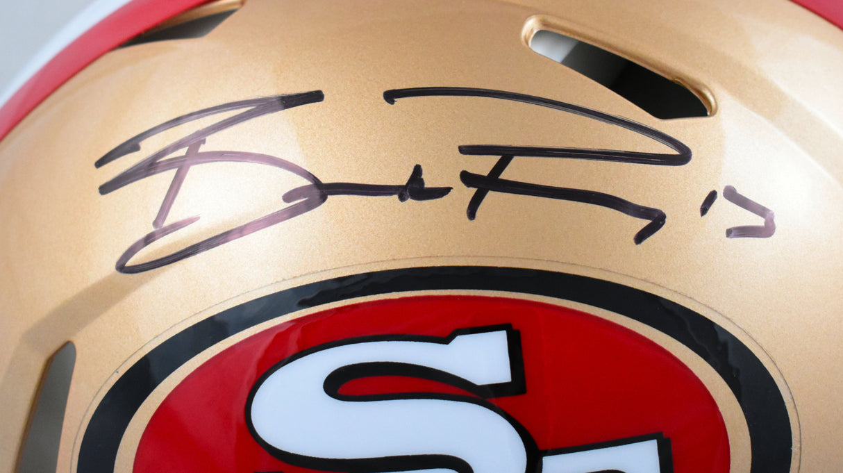 Brock Purdy Autographed San Francisco 49ers F/S Speed Authentic Helmet-Beckett W