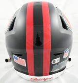 Brock Purdy Autographed 49ers F/S Rivalries Speedflex Helmet - Beckett W Holo